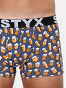 Styx Sárga és szürke férfi boxeralsó Styx Beer mintás boxeralsó