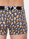 Styx Sárga és szürke férfi boxeralsó Styx Beer mintás boxeralsó