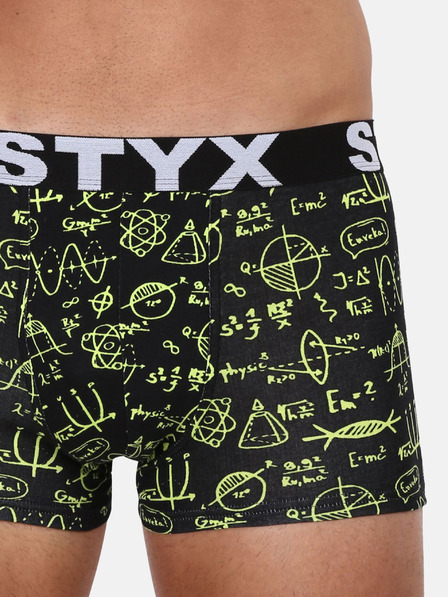 Styx Sárga és fekete férfi boxeralsó Styx Physics