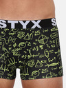 Styx Sárga és fekete férfi mintás boxeralsó Styx Physics