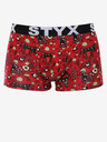 Styx Piros férfi mintás boxeralsó Styx Styx
