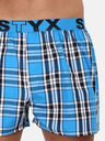 Styx Kék férfi kockás rövidnadrág Styx