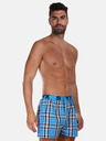 Styx Kék férfi kockás rövidnadrág Styx