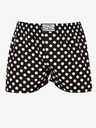 Styx Fekete és fehér pöttyös férfi pöttyös rövidnadrág Styx pöttyös nadrágok