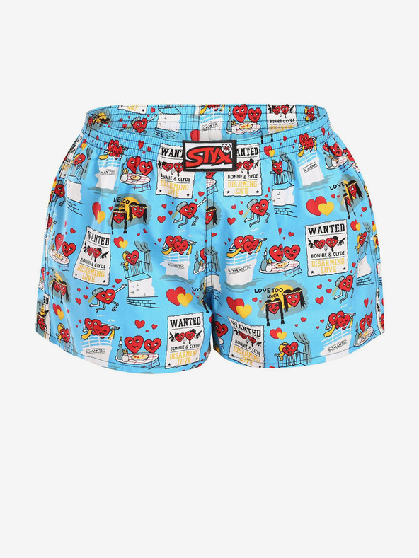 Styx Világoskék női Styx Styx Valentin-napi rövidnadrág