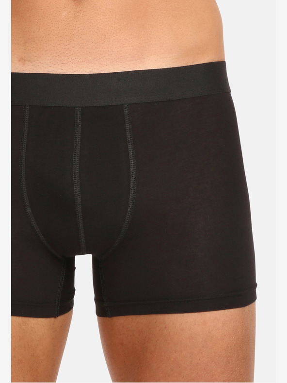 Nedeto Öt darabos férfi plus size boxeralsó készlet fekete Nedeto