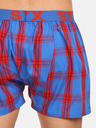 Styx Piros és kék férfi kockás rövidnadrág Styx