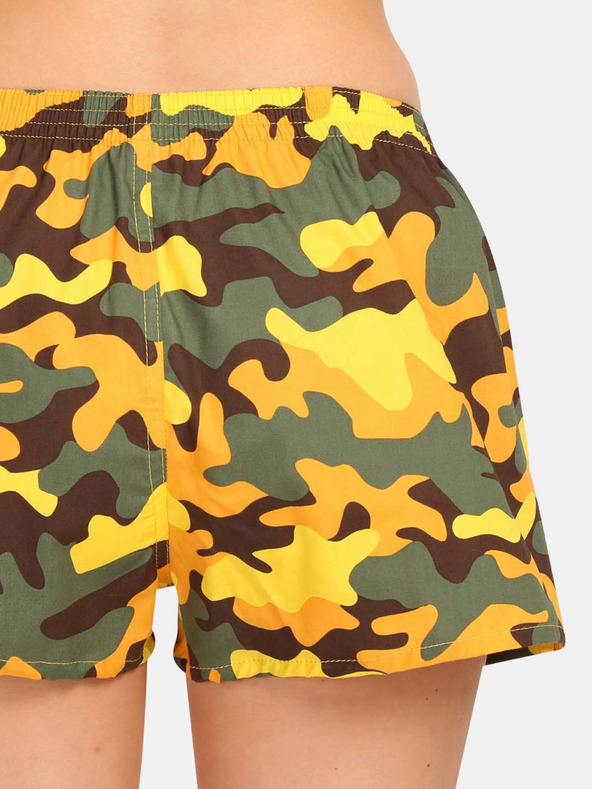 Styx Sárga női terepszínű rövidnadrág Styx art