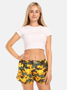 Styx Sárga női terepszínű rövidnadrág Styx art