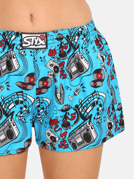 Styx Kék női Styx art rövidnadrág Music