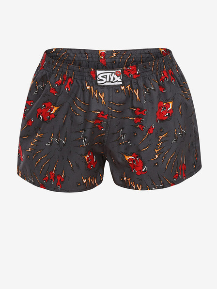Styx Fekete női rövidnadrág Styx art Claws