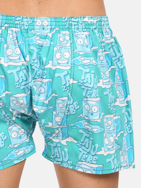 Styx Türkiz férfi rövidnadrág Styx art Jégkockák