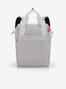 Reisenthel Világosszürke szürke 2in1 Reisenthel Allrounder R Twist Sky rose hátizsák és táska Reisenthel Allrounder R Twist Sky rose hátizsák és táska