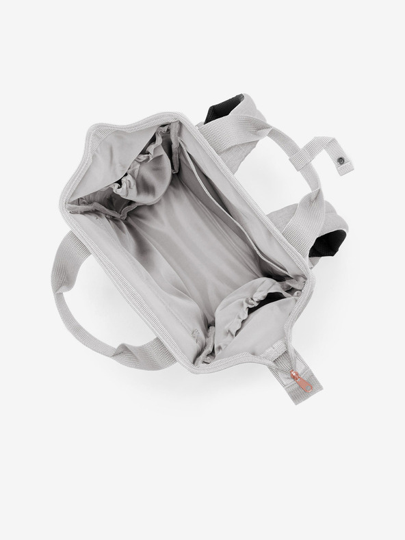 Reisenthel Világosszürke szürke 2in1 Reisenthel Allrounder R Twist Sky rose hátizsák és táska Reisenthel Allrounder R Twist Sky rose hátizsák és táska