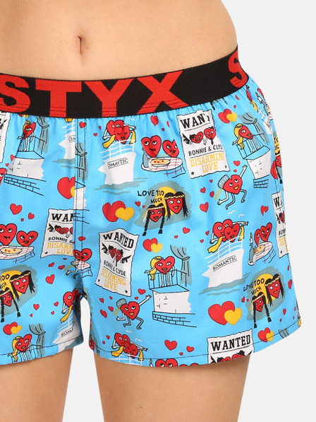 Styx Női rövidnadrág Styx art sportgumi Valentin-napi párok