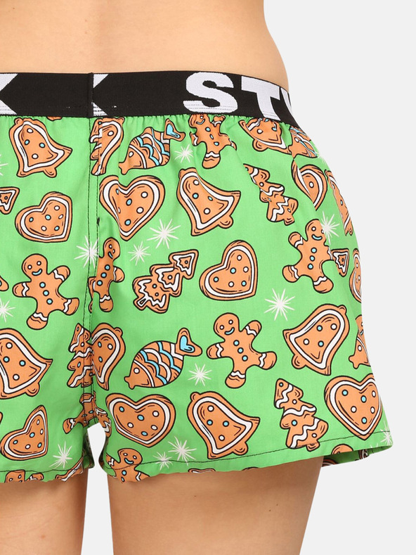 Styx Női rövidnadrág Styx art sport gumi karácsonyi mézeskalács pár