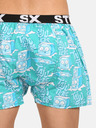 Styx Türkizkék férfi Styx mintás rövidnadrág jégkockák