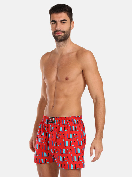 Styx Piros férfi mintás Styx mintás rövidnadrág Styx mintás