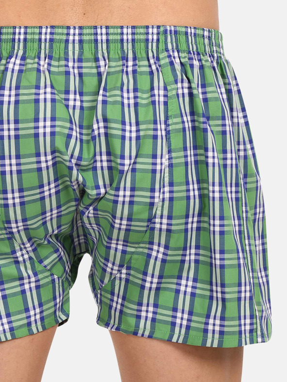Styx Zöld férfi Styx kockás rövidnadrág