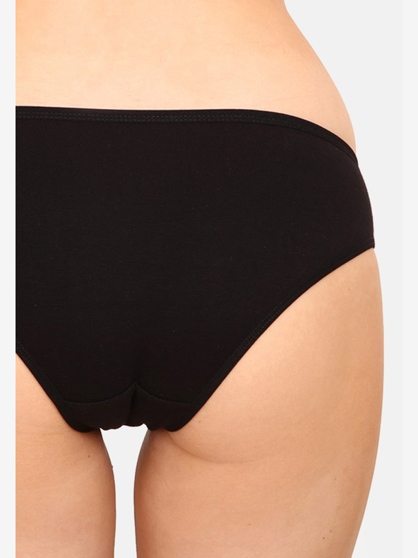 Nedeto Három női bugyi készlet fehér, rózsaszín és fekete színben Nedeto