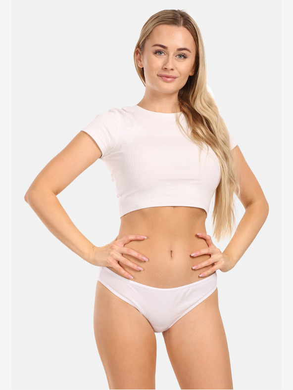 Nedeto Három darabos női bugyiszett fehér és fekete színben Nedeto