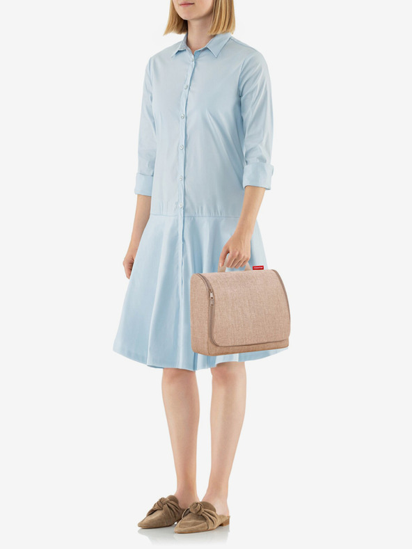 Reisenthel Reisenthel Toiletbag XL Twist kávé bézs Reisenthel Toiletbag XL Twist kávé