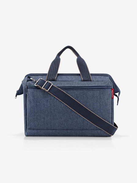 Reisenthel Reisenthel Allrounder S Pocket Herringbone sötétkék utazótáska Reisenthel Allrounder S Pocket Herringbone sötétkék