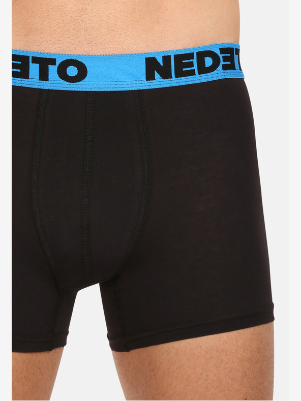Nedeto Három darabos férfi boxeralsó készlet fekete színben Nedeto