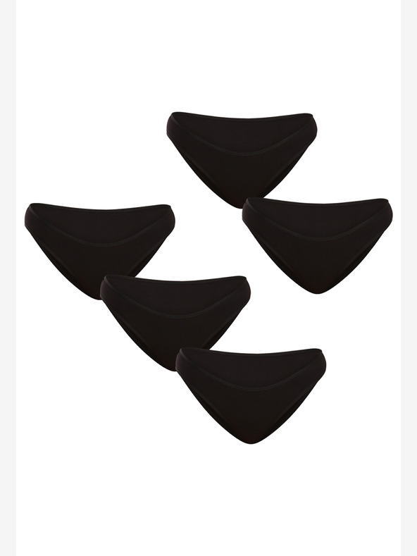 Nedeto Öt darabos női boxeralsó készlet fekete színben Nedeto