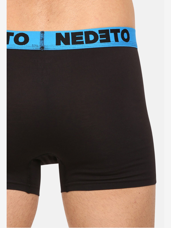 Nedeto Öt darabos férfi boxeralsó készlet fekete színben Nedeto