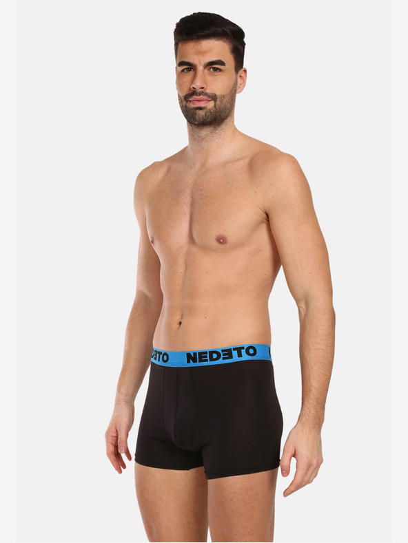Nedeto Öt darabos férfi boxeralsó készlet fekete színben Nedeto