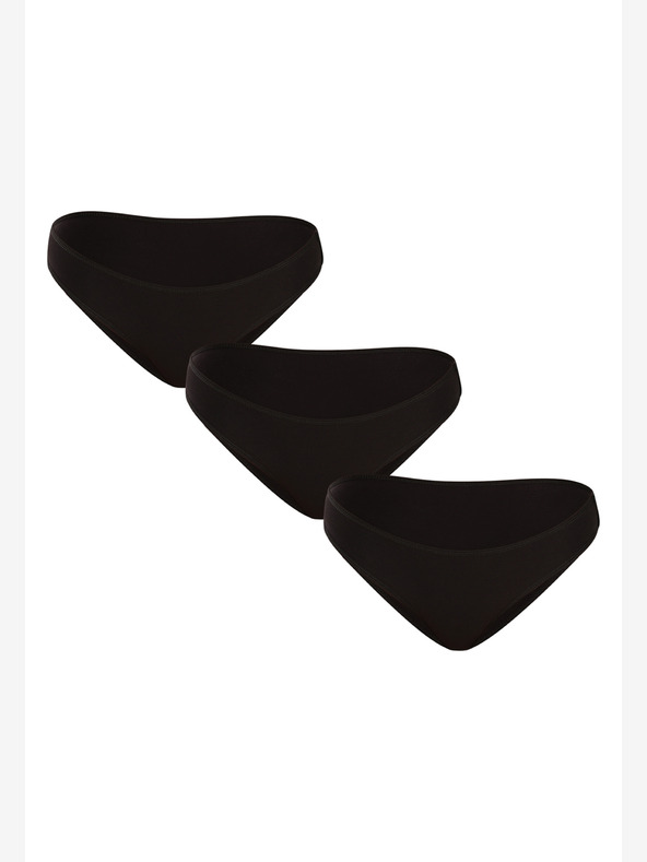 Nedeto Három darabos női bugyi készlet fekete színben Nedeto