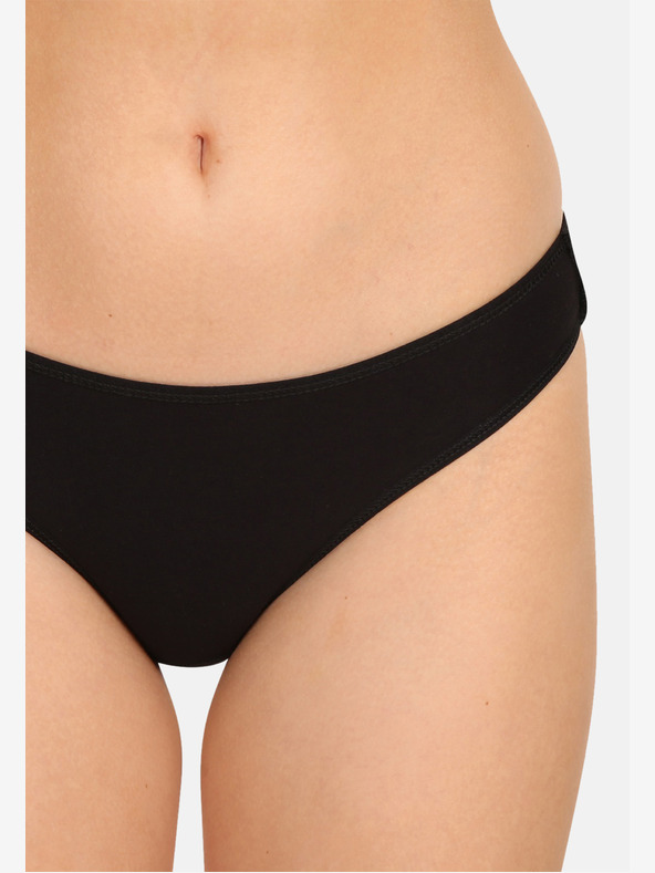 Nedeto Három darabos női bugyi készlet fekete színben Nedeto