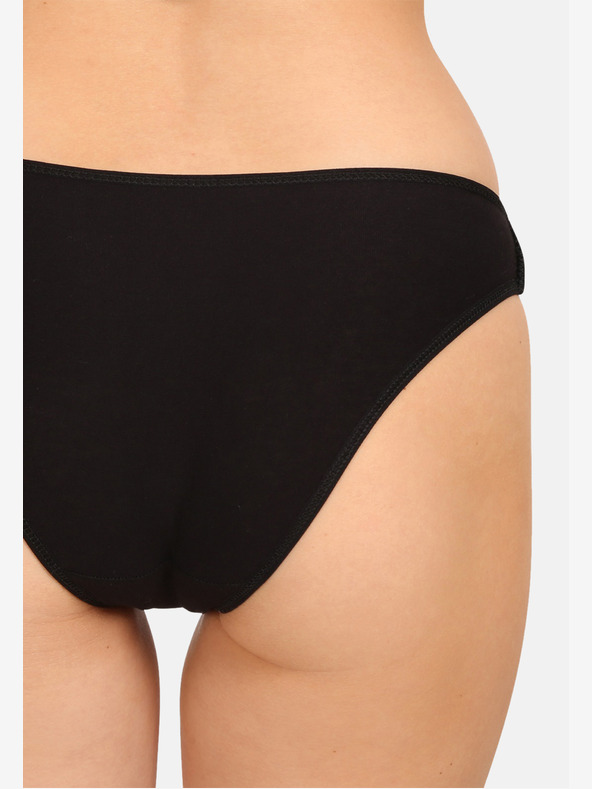 Nedeto Három darabos női bugyi készlet fekete színben Nedeto