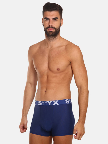 Styx Három darabos férfi boxeralsó készlet sötétkék színben STYX