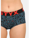 Styx Női Styx művészeti alsónadrág firkás lábfejjel
