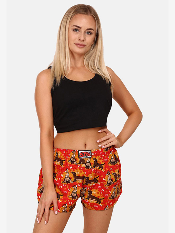 Styx Női Styx art klasszikus elasztikus elasztikus rövidnadrág kutyák