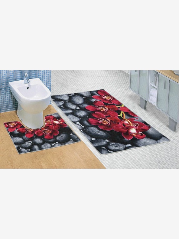 Bellatex Fürdőszoba és WC szőnyeg Orchidea 3D Bellatex
