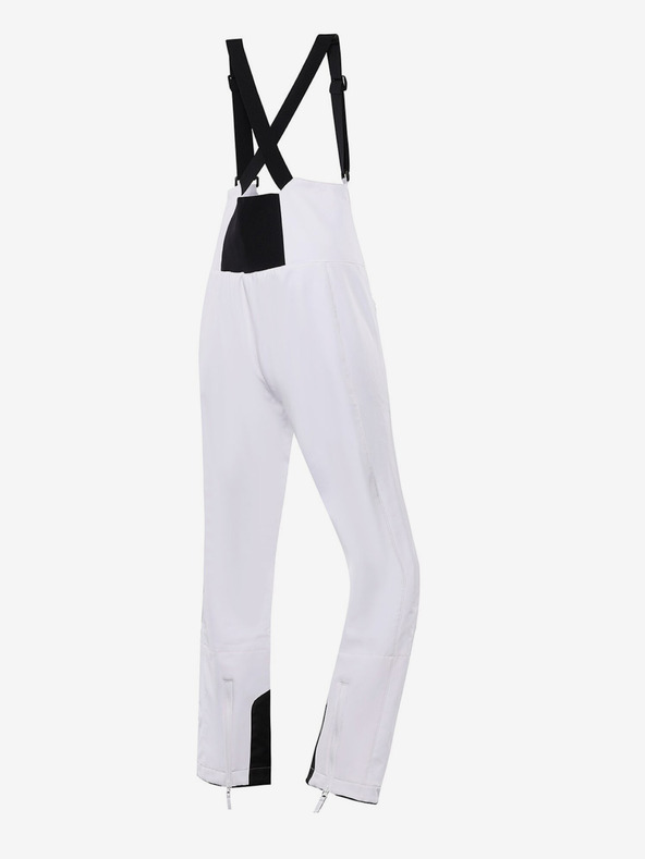 ALPINE PRO Női softshell sínadrág membránnal ALPINE PRO GERANA fehér