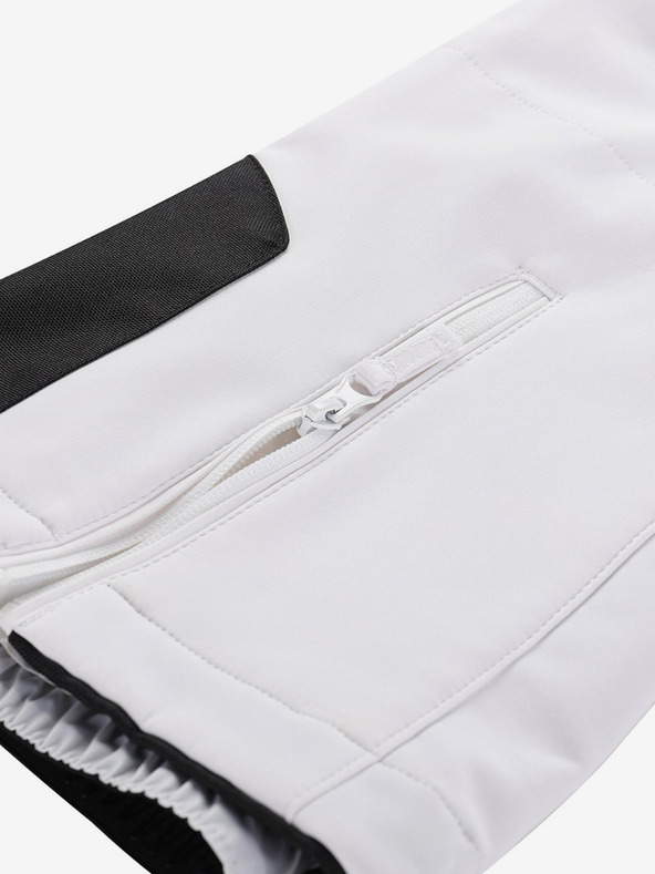 ALPINE PRO Női softshell sínadrág membránnal ALPINE PRO GERANA fehér