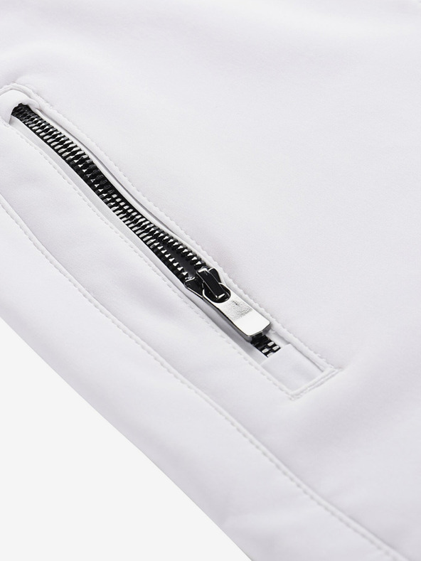 ALPINE PRO Női softshell sínadrág membránnal ALPINE PRO GERANA fehér