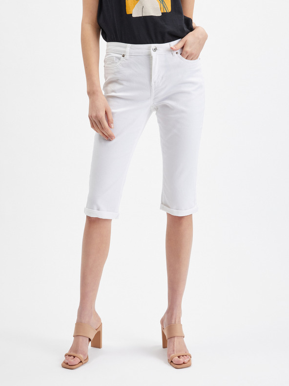 Orsay ORSAY fehér háromnegyedes farmer