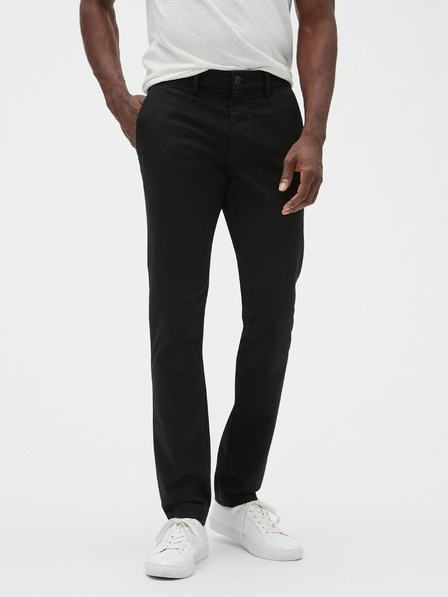 GAP Essential khaki skinny fit nadrág GapFlex GAP