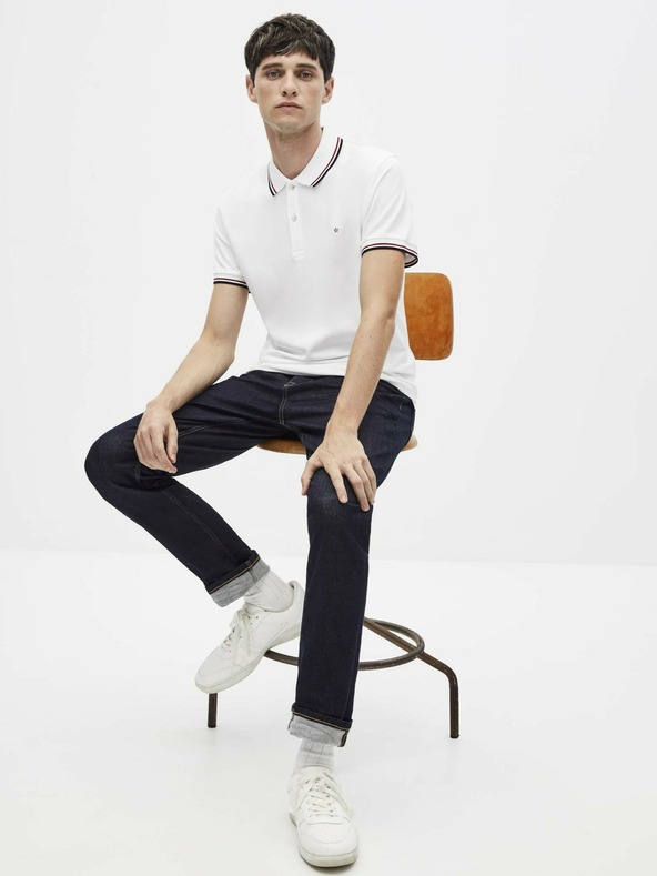 Celio Celio Necetwo fehér férfi pólóing