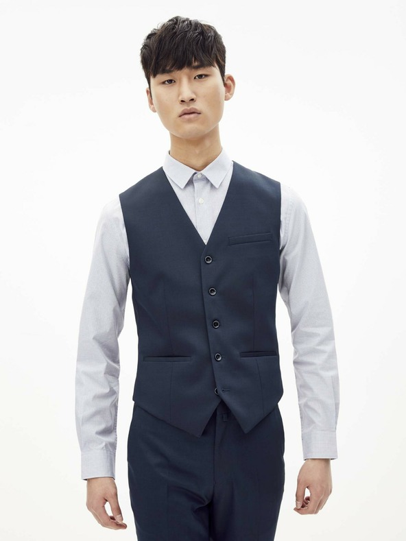 Celio Sötétkék öltönymellény Celio Rugidiam