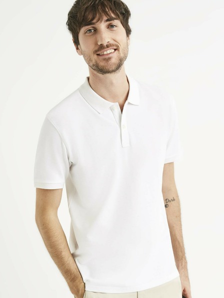 Celio Fehér férfi pólóing Celio