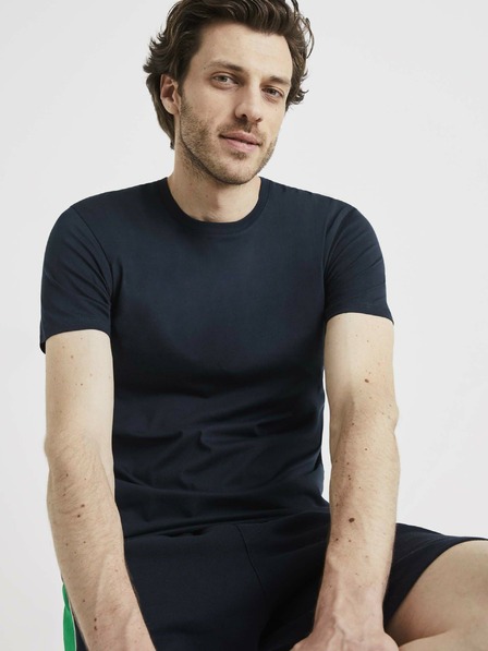 Celio Sötétkék alap póló Celio Tebase