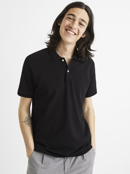Celio Fekete férfi póló Celio Teone póló