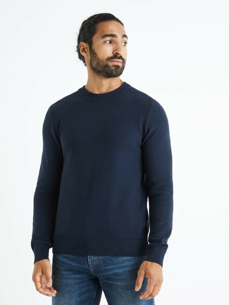 Celio Sötétkék Férfi pulóver Celio Bepic