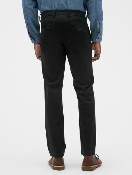 GAP Nadrág essential khaki straight fit GapFlex GAP